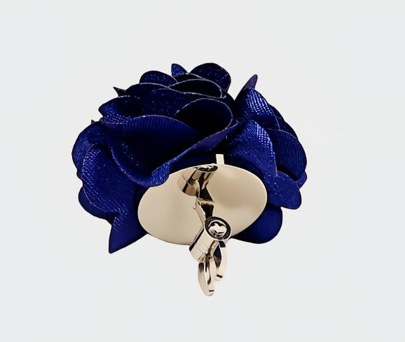 Bunch Flower Petal Lapel Fabric Brooch