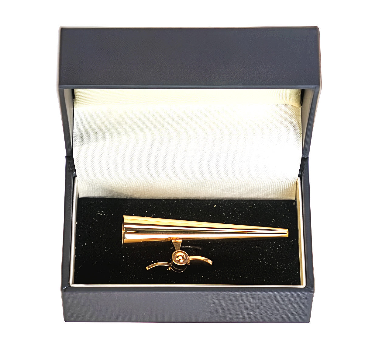 Boutonniere Holder Gold Chrome Metal Lapel