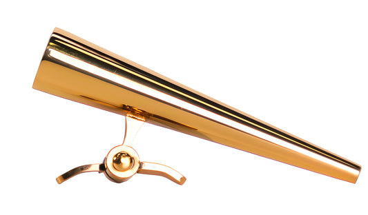 Boutonniere Holder Gold Chrome Metal Lapel